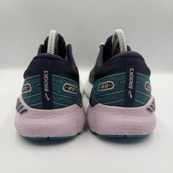 Brooks Glycerin GTS 20 Women's Size 10 B Blue Running Shoes Sneakers 1203701B499 - Picture 5 of 8